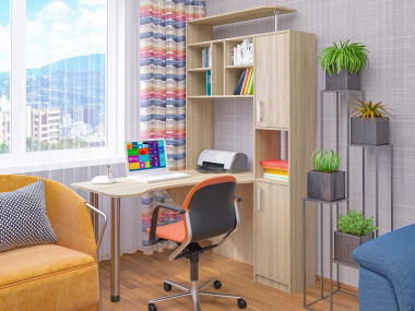 Стол компьютерный угловой СК-14,  2000*1100*1350   — Аэлита