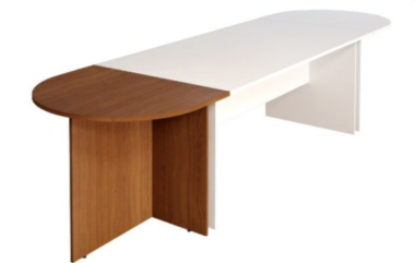 Приставка ПМ19 Монолит к столу переговорному 904х702х756 &mdash; Аэлита