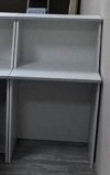 Стойка ресепшн Эдем 1600х900х1170 Пепел