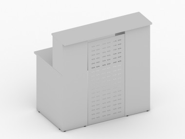 Стойка прямая "Партнер" 1400  Серый &mdash; Аэлита