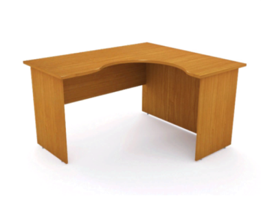 Стол криволинейный СМ31 Монолит 1404х1204х756 правый &mdash; Аэлита