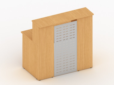 Стойка прямая "Партнер" 1400  Бук &mdash; Аэлита