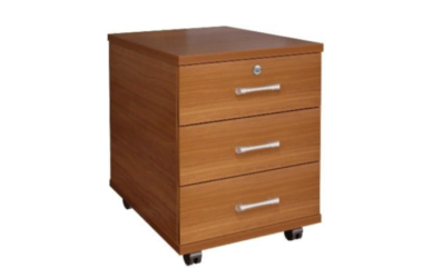 Тумба ТМ25 подкатная  Монолит 406х518х534 с замком 3 ящика &mdash; Аэлита