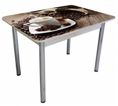 Стол раздвижной Д3 «вставка» с фотопечатью 1100*700 (1500) h750 &mdash; Аэлита