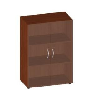 Шкаф средний со стеклом  800х450х1177 &mdash; Аэлита