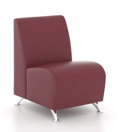 Прямой 1-местный модуль Интер Хром — Аэлита