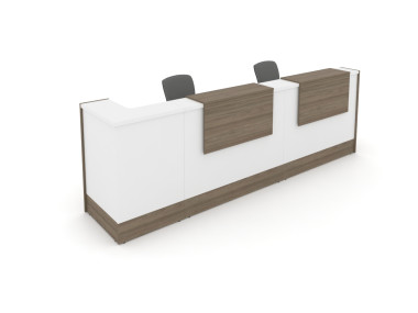 Стойка ресепшн STYLE 3558х758х1156  — Аэлита