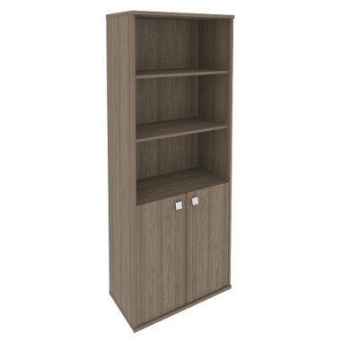 Шкаф высокий широкий  (2 низкие двери ЛДСП) 778х410х1980 — Аэлита