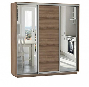 Шкаф-купе ТРИО Медиум (ЗДЗ) 2 зеркала &mdash; Аэлита