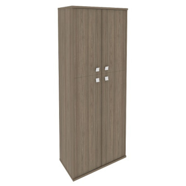 Шкаф высокий широкий  (2 средние двери ЛДСП,2 низкие двери ЛДСП)778х410х1980 — Аэлита