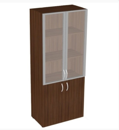 Шкаф комбинированный 800х450х1945  (без топа, матовый)  — Аэлита