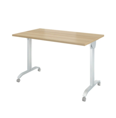 Стол ДБ50 Дублин на колесах,м/к с откидной столешницей 1200х700х745(ДБ50_2+ДБ50_2) &mdash; Аэлита