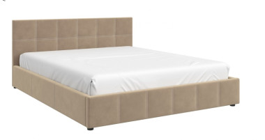 Кровать Грета с мягкой спинкой (ткань) &mdash; Аэлита