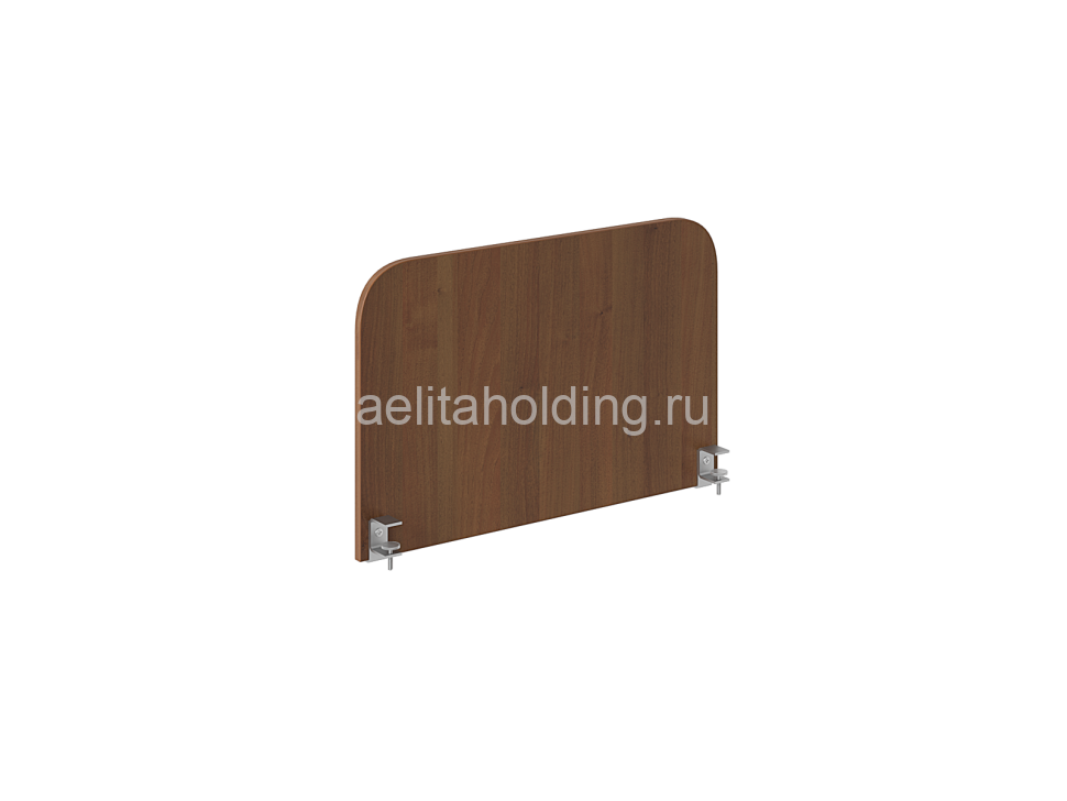 Экран для стола торцевой с комплектом креплений 