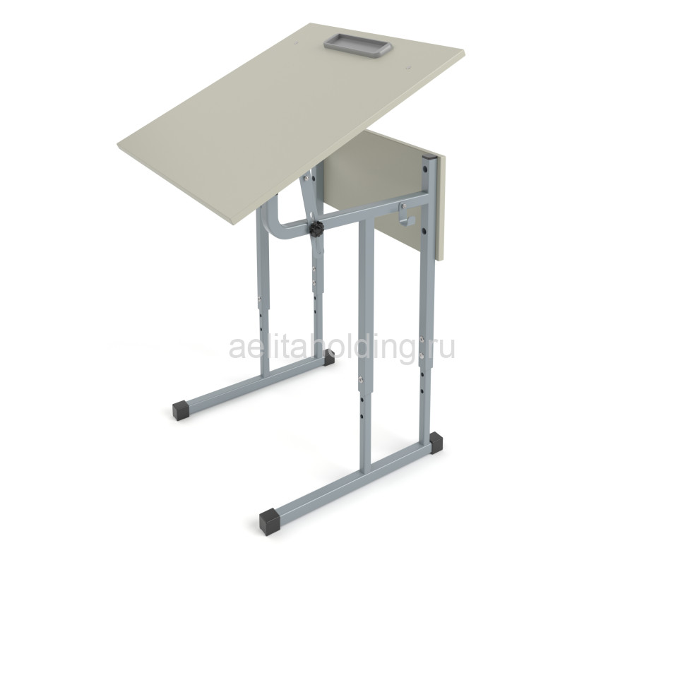 Стол ученический АЭЛИТА 1-местный регулируемый 600*500 с наклоном столешницы