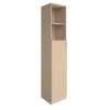Шкаф высокий узкий (1 средняя дверь ЛДСП)388х359х1914