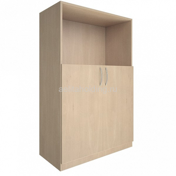 Шкаф средний широкий (2 низкие двери ЛДСП)  770х359х1203