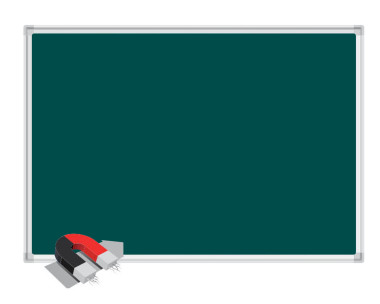 Доска одноэлементная магнитно-меловая высота 120см &mdash; Аэлита