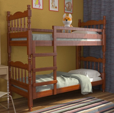 Детская двухъярусная кровать "СОНЯ" из массива сосны &mdash; Аэлита