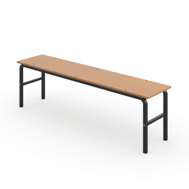 Банкетка жесткая на прямоуг.трубе 1250*320*420  &mdash; Аэлита