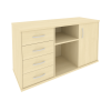 Тумба под оргтехнику сервисная 4 ящика Рива 1192х450х667