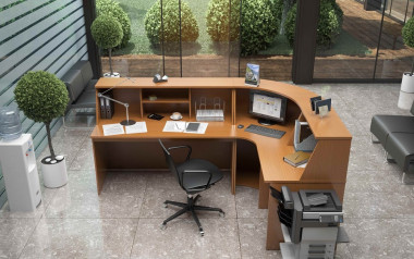 Стойка ресепшн Эдем 2400х1600х1170 БУК — Аэлита