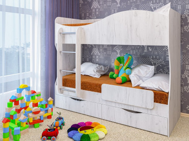 Кровать двухъярусная КУЗЯ 1700х2030х960 &mdash; Аэлита